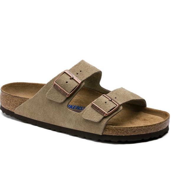 Birkenstock Shoes - BIRKENSTOCK Arizona Soft Footbed
Suede Leather, tan